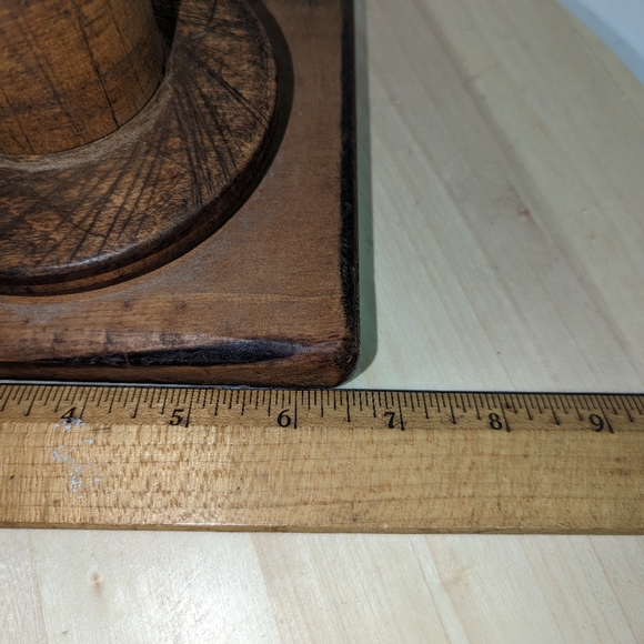 Wooden Spool Bookend - Picture 6 of 8